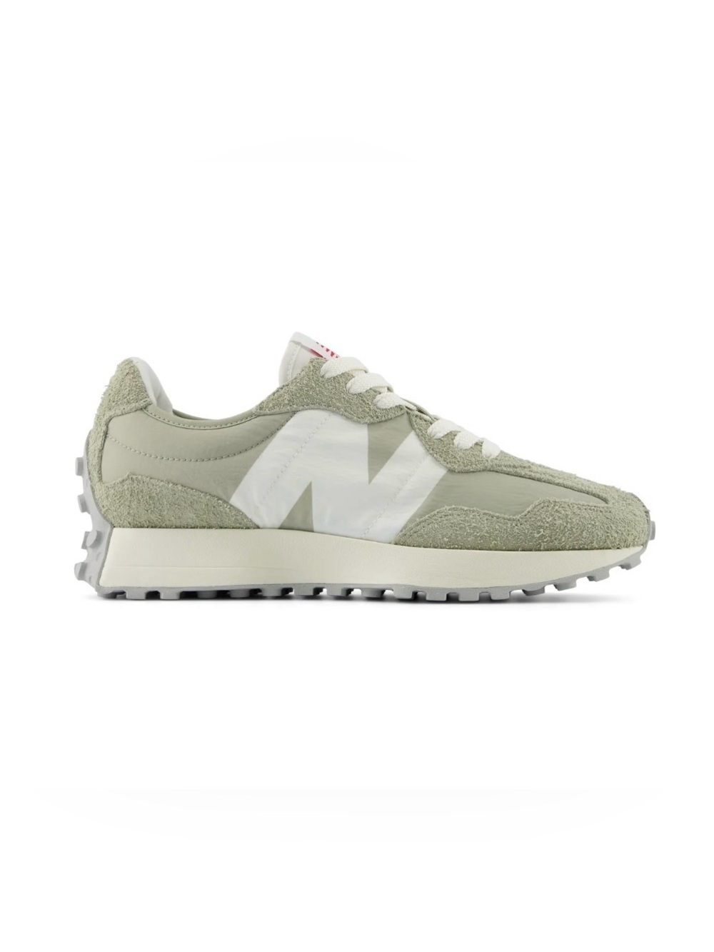 NEW BALANCE 327 UNISEX | Sage Green & White | W 10.5 M 9